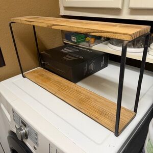 Wood and Metal Shelf